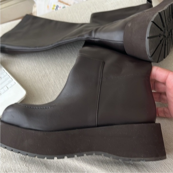 Neiman Marcus NWT Paloma Barcelo knee high Heel Platform Boot comfortable HOT❤️ - Picture 12 of 15